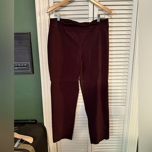 Burgundy Counterparts Pull on Skinny Pants